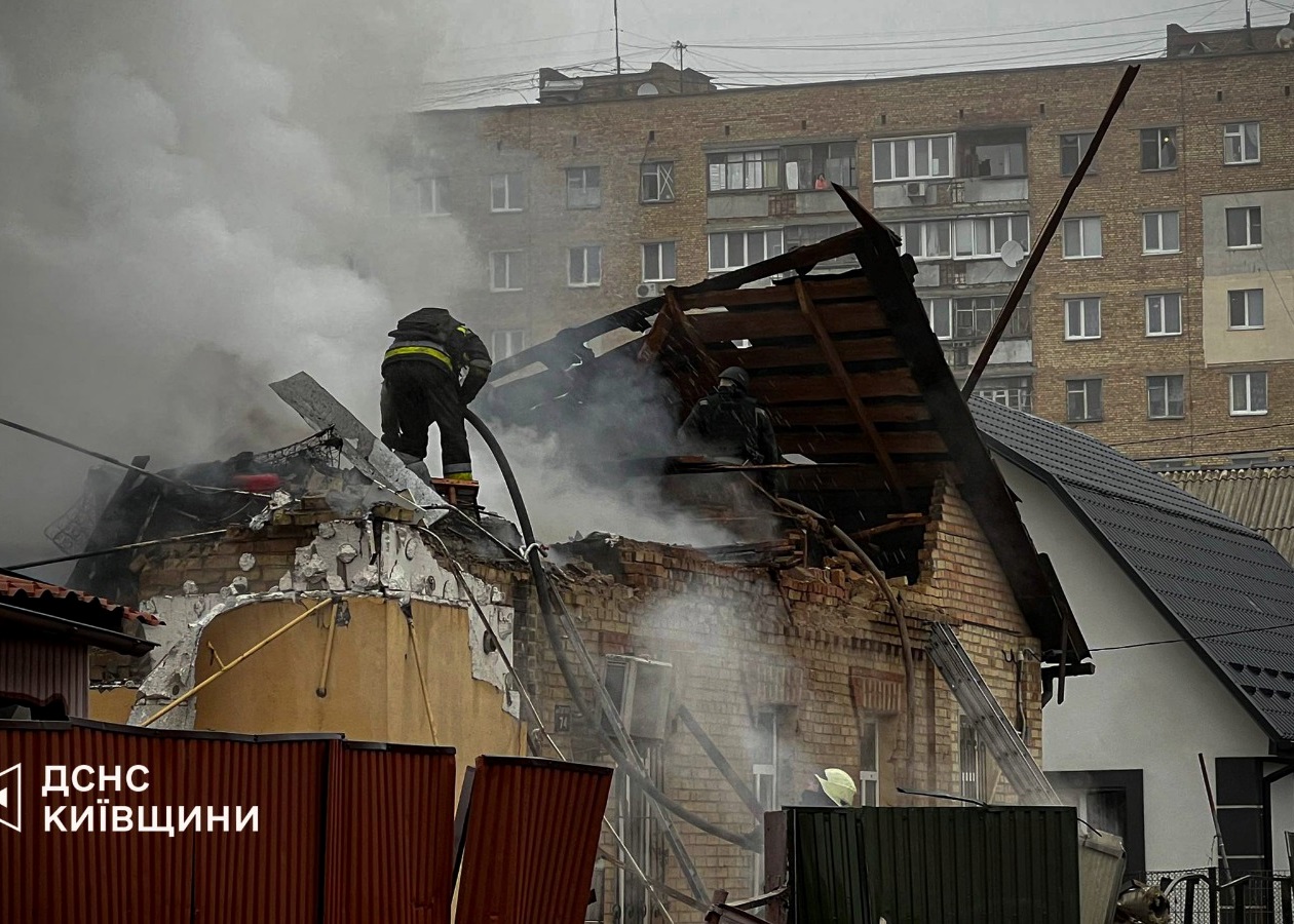 ДСНС показала наслідки обстрілу Київщини