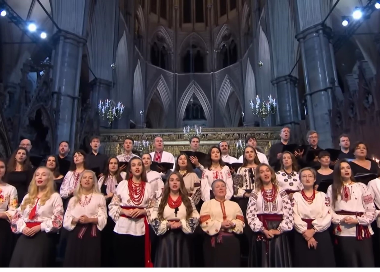 Український хор брав участь у записі різдвяного звернення Чарльза III