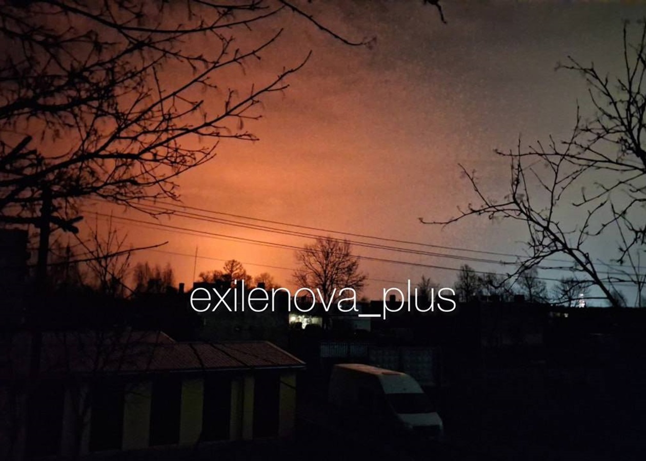 У Росії палає порт Усть-Луга після атаки дронів