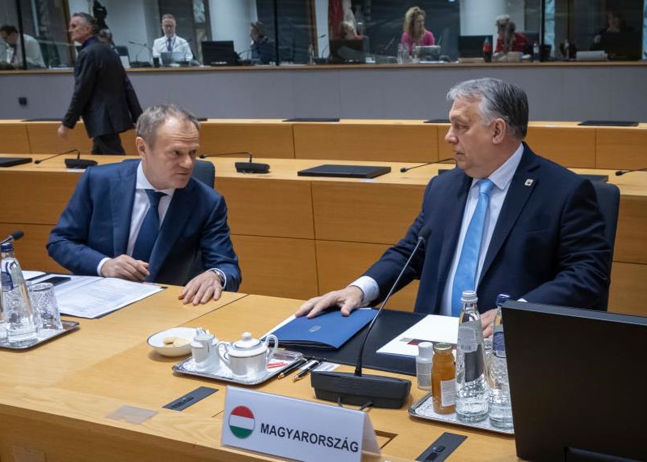 Орбан накинувся на Туска через відео про "руку Путіна"