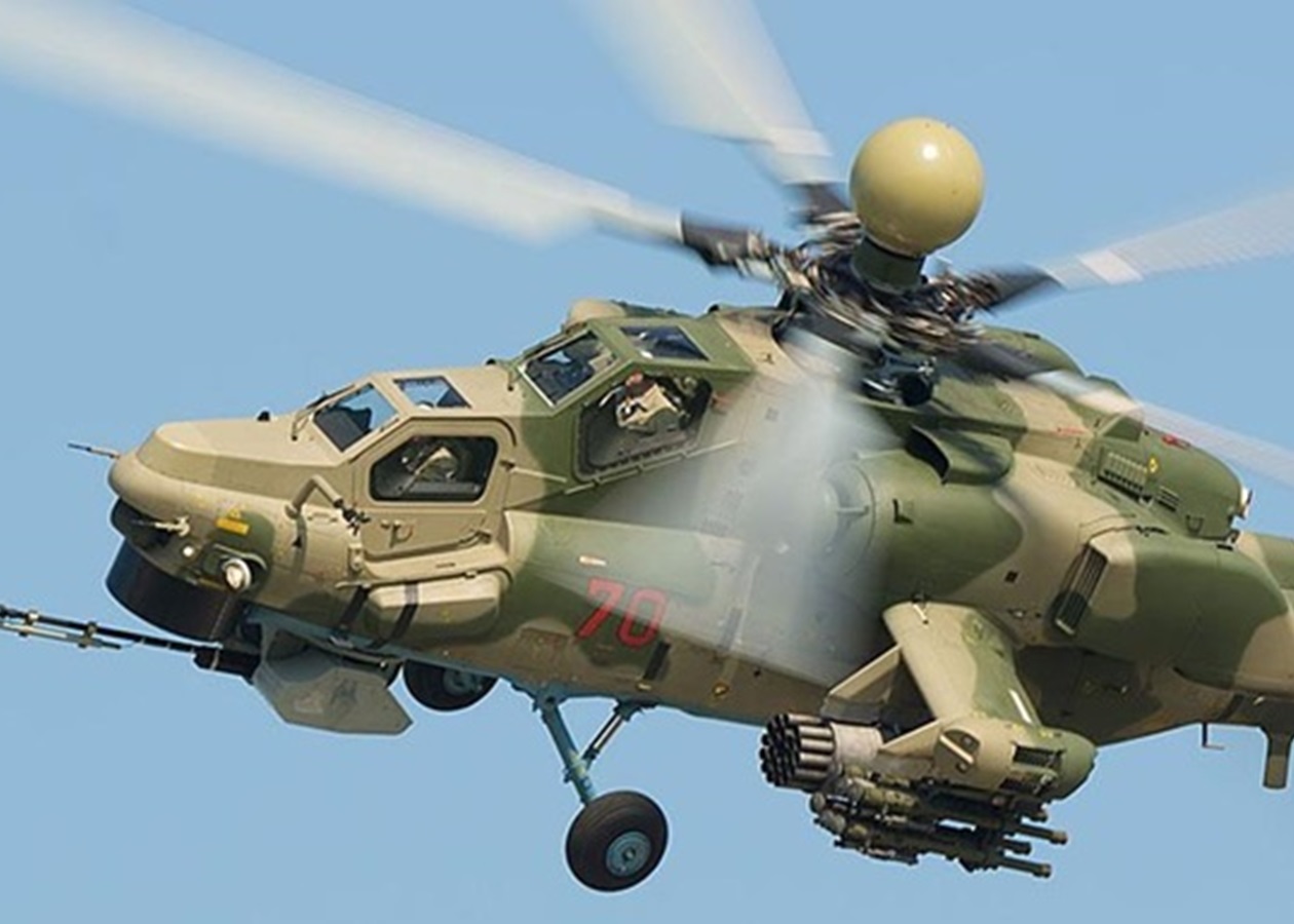 Сили оборони уразили FPV-дроном російський Мі-28НМ